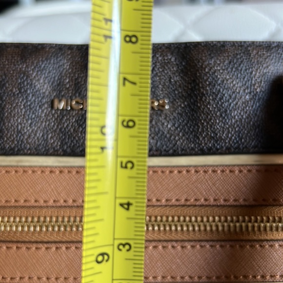 Michael Kors Logo Shoulder Bag / Tote,  Khaki/Brown - Picture 12 of 14